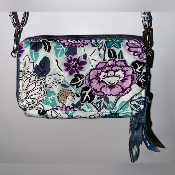 Vera Bradley Handbags - Vera Bradley RFID Penelope's Garden Wallet
Phone Wristlet Crossbody Bag